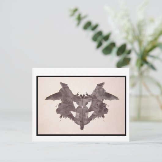 Rorschach Inkblot 1.0 Briefkaart (Staand voorkant)