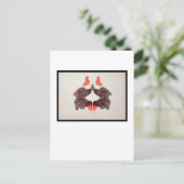 Rorschach Inkblot 2.0 Briefkaart (Staand voorkant)