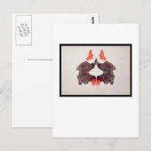 Rorschach Inkblot 2.0 Briefkaart (Voorkant / Achterkant)