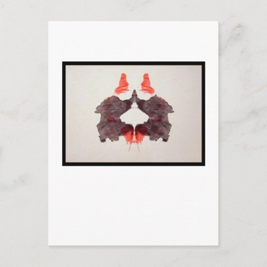 Rorschach Inkblot 2.0 Briefkaart (Voorkant)