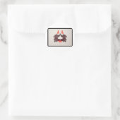 Rorschach Inkblot 2.0 Ronde Sticker (Tas)