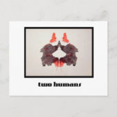 Rorschach Inkblot 2 Briefkaart (Voorkant)