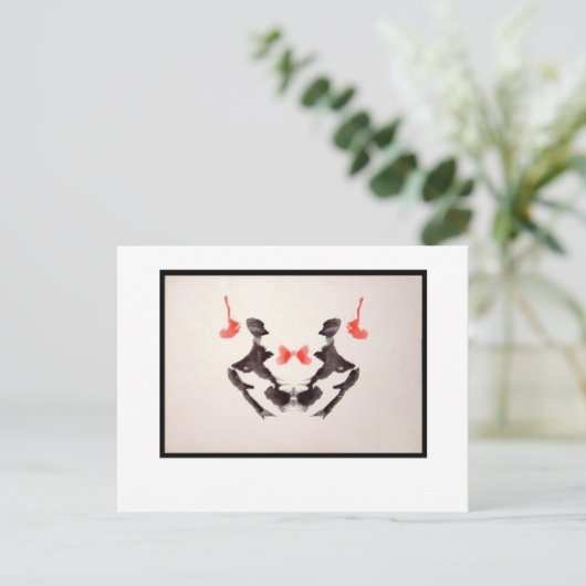 Rorschach Inkblot 3.0 Briefkaart (Staand voorkant)