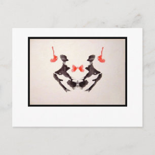 Rorschach Inkblot 3.0 Briefkaart