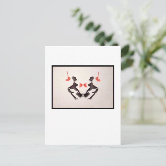 Rorschach Inkblot 3.0 Briefkaart (Staand voorkant)