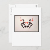 Rorschach Inkblot 3.0 Briefkaart (Voorkant / Achterkant)