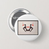 Rorschach Inkblot 3.0 Ronde Button 5,7 Cm (Voorkant /achterkant)