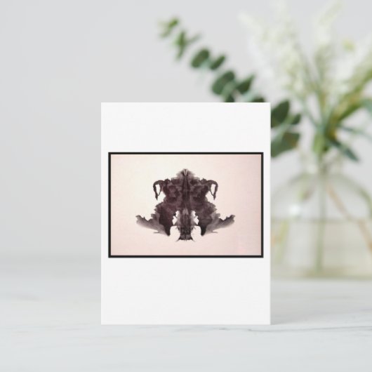 Rorschach Inkblot 4.0 Briefkaart (Staand voorkant)