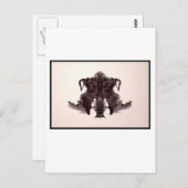 Rorschach Inkblot 4.0 Briefkaart (Voorkant / Achterkant)