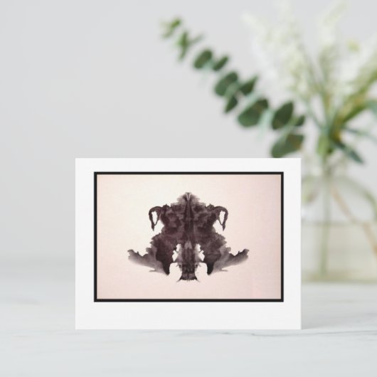 Rorschach Inkblot 4.0 Briefkaart (Staand voorkant)