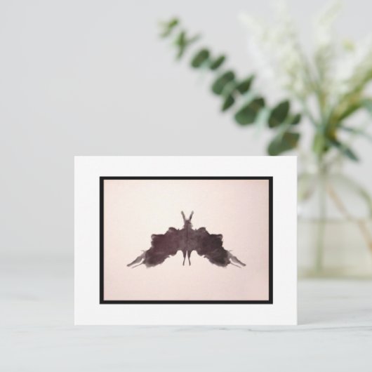 Rorschach Inkblot 5.0 Briefkaart (Staand voorkant)