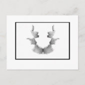 Rorschach Inkblot 7.0 Briefkaart (Voorkant)
