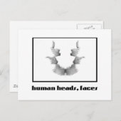 Rorschach Inkblot 7 Briefkaart (Voorkant / Achterkant)