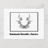 Rorschach Inkblot 7 Briefkaart (Voorkant)
