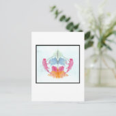 Rorschach Inkblot 8.0 Briefkaart (Staand voorkant)