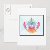 Rorschach Inkblot 8.0 Briefkaart (Voorkant / Achterkant)
