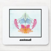 Rorschach Inkblot 8 Muismat (Voorkant)