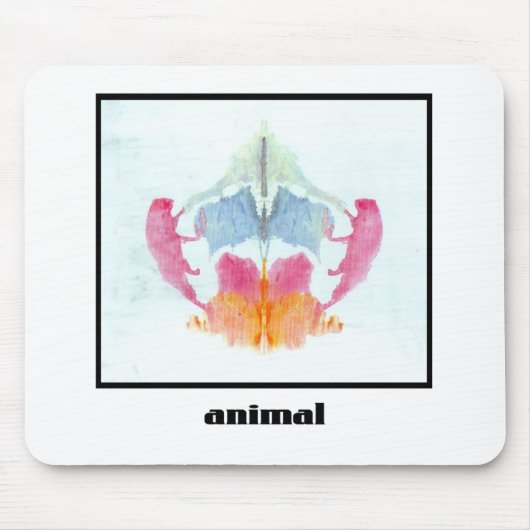 Rorschach Inkblot 8 Muismat (Voorkant)