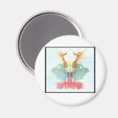 Rorschach Inkblot 9.0 Magneet (Voorkant / Achterkant)