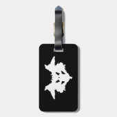 Rorschach Inkblot Bagagelabel (Achterkant verticaal)