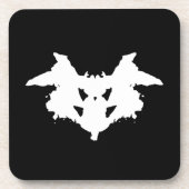 Rorschach Inkblot Bier Onderzetter (Voorkant)