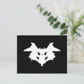 Rorschach Inkblot Briefkaart (Staand voorkant)