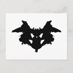 Rorschach Inkblot Briefkaart