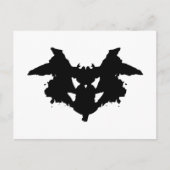 Rorschach Inkblot Briefkaart (Voorkant)