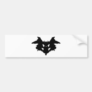 Rorschach Inkblot Bumpersticker