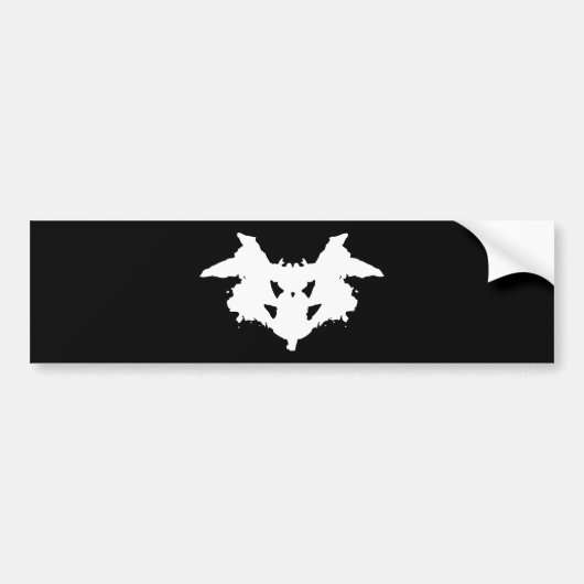 Rorschach Inkblot Bumpersticker (Voorkant)