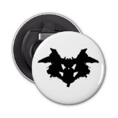 Rorschach Inkblot Button Flesopener (Voorkant)