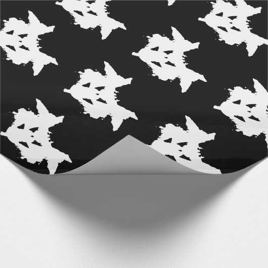 Rorschach Inkblot Cadeaupapier (Hoek)