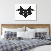 Rorschach Inkblot Canvas Afdruk (Insitu (Slaapkamer))