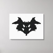 Rorschach Inkblot Canvas Afdruk (Voorkant)