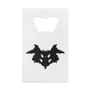 Rorschach Inkblot Creditkaart Flessenopener