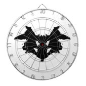 Rorschach Inkblot Dartbord (Voorkant)