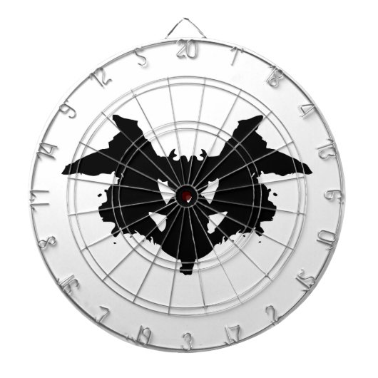 Rorschach Inkblot Dartbord (Voorkant)