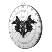 Rorschach Inkblot Dartbord (Voorkant Rechts)
