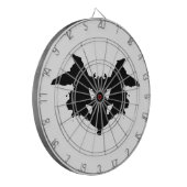 Rorschach Inkblot Dartbord (Voorkant Links)