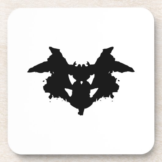 Rorschach Inkblot Drankjes Onderzetter (Voorkant)