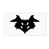 Rorschach Inkblot Etiket (Voorkant)