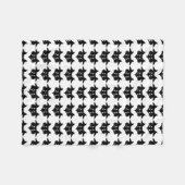 Rorschach Inkblot Fleece Deken (Voorkant (Horizontaal))