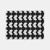 Rorschach Inkblot Fleece Deken (Voorkant (Horizontaal))