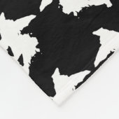 Rorschach Inkblot Fleece Deken (Hoek)