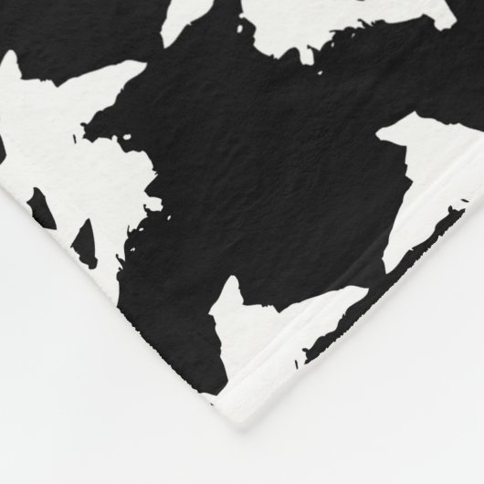 Rorschach Inkblot Fleece Deken (Hoek)