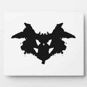 Rorschach Inkblot Fotoplaat