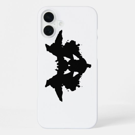 Rorschach Inkblot iPhone Hoesje (Achterkant)