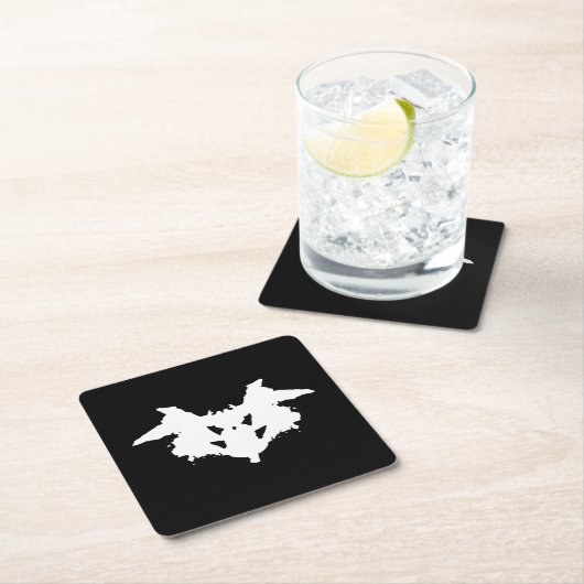 Rorschach Inkblot Kartonnen Onderzetters (Insitu)