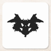Rorschach Inkblot Kartonnen Onderzetters (Voorkant)