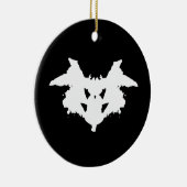 Rorschach Inkblot Keramisch Ornament (Rechts)